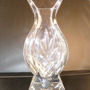 Pretty Waterford Lead Crystal Glass Athens Posy Vase 4 3/4" Tall 2279